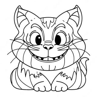 Cheshire Kat Kleurplaat 35683-29680