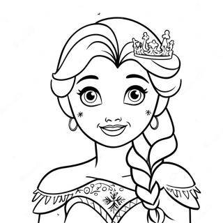 Bevroren Disney Prinses Kleurplaten