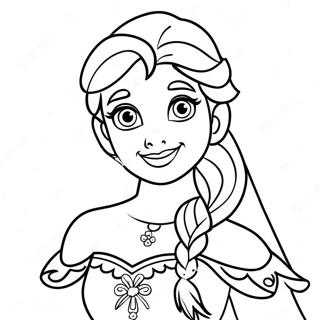 Frozen Disney Prinses Kleurplaat 3579-2906