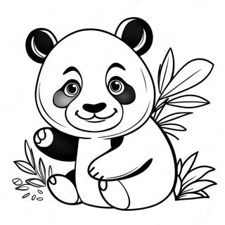 Speelse Panda Kleurplaat 35894-29851