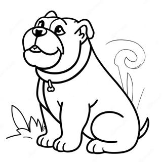 Bulldog Kleurplaat 3589-2914