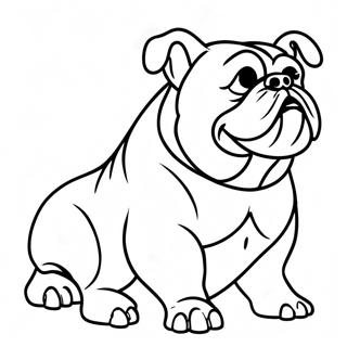 Bulldog Kleurplaat 3589-2915