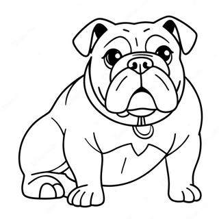 Bulldog Kleurplaat 3589-2916