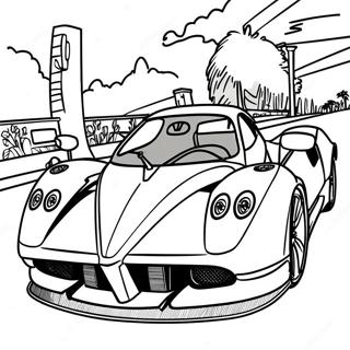 Pagani Kleurplaat 36013-30043