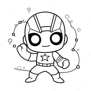 Chibi Marvel Kleurplaat 36083-30099