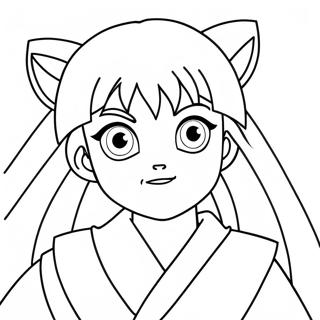 Inuyasha Kleurplaat 36123-30136