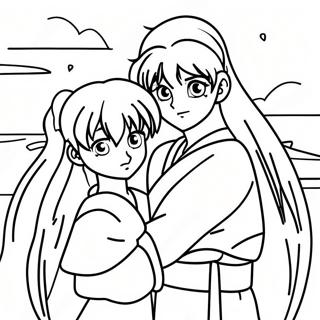 Inuyasha Kleurplaten