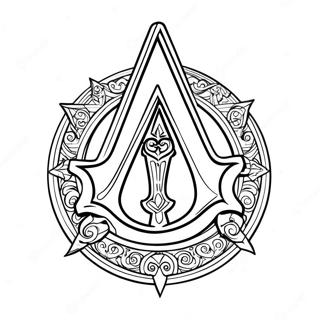 Assassins Creed Logo Kleurplaat 36263-30250