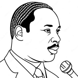 Martin Luther King Jr Inspirerende Toespraak Kleurplaat 36294-30270