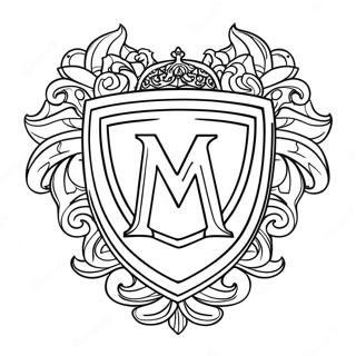 Maserati Logo Kleurplaat 36353-30316