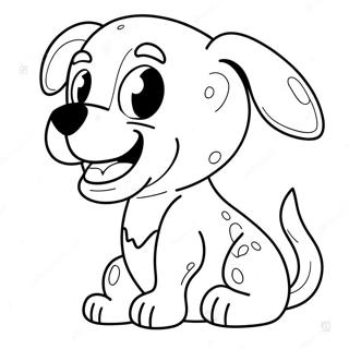 Eng Cartoon Hond Kleurplaat 36424-30359