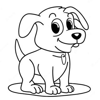 Eng Cartoon Hond Kleurplaat 36424-30360