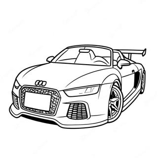 Audi Sportauto Racen Kleurplaat 36545-30461