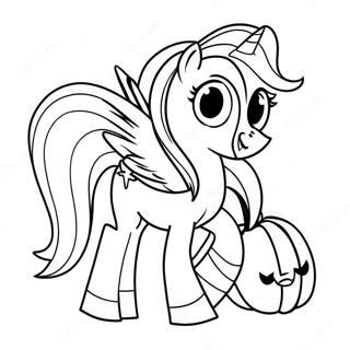 My Little Pony Halloween Kleurplaat 36765-30625