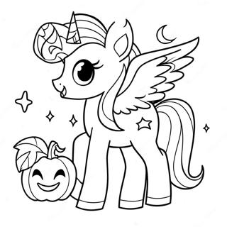 My Little Pony Halloween Kleurplaat 36765-30627