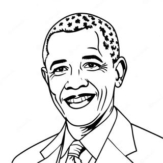 Kleurplaat Van Barack Obama 36775-30630