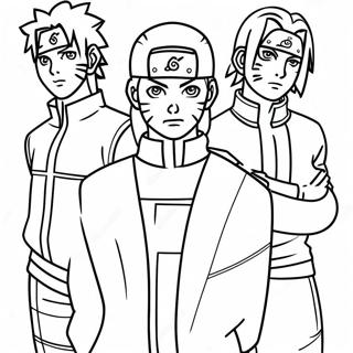 Naruto Akatsuki Leden Kleurplaat 36826-30682