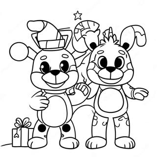 Fnaf Kerst Kleurplaat 36915-30755