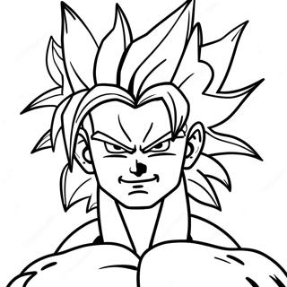 Majestueuze Super Saiyan 4 Transformatie Kleurplaat 36996-30817