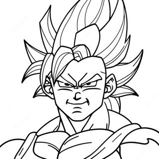 Majestueuze Super Saiyan 4 Transformatie Kleurplaat 36996-30819