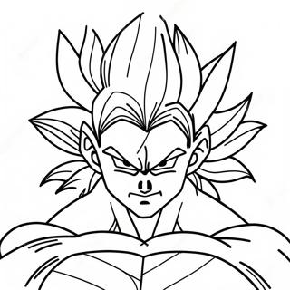 Majestueuze Super Saiyan 4 Transformatie Kleurplaat 36996-30820