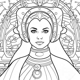 Padme Amidala Kleurplaat 37055-30855