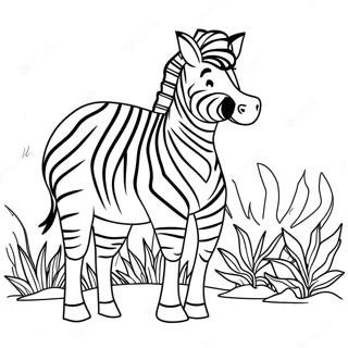 Zebra Kleurplaat 371-294