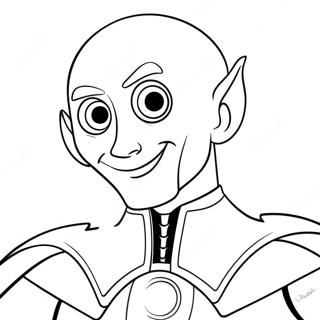 Megamind Kleurplaten