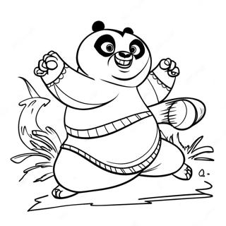 Kleurplaat Van Kung Fu Panda 3 37375-31107