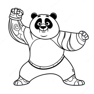 Kleurplaat Van Kung Fu Panda 3 37375-31108