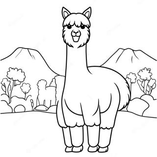 Alpaca Kleurplaten