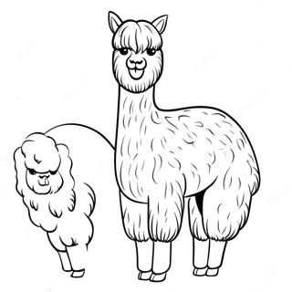 Alpaca Kleurplaat 37585-31284