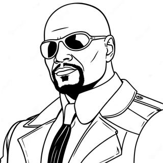 Nick Fury Kleurplaat 37626-31310