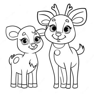 Rudolph En Clarice Kleurplaat 37686-31354