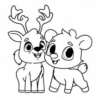 Rudolph En Clarice Kleurplaat 37686-31356