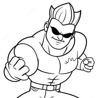 Johnny Bravo Kleurplaat 37726-31396