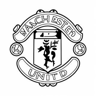 Manchester United Logo Kleurplaat 37797-31448