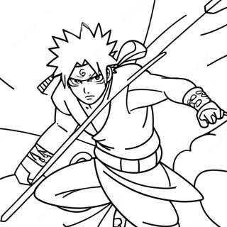 Sasuke Uchiha In Gevecht Kleurplaat 3821-3094