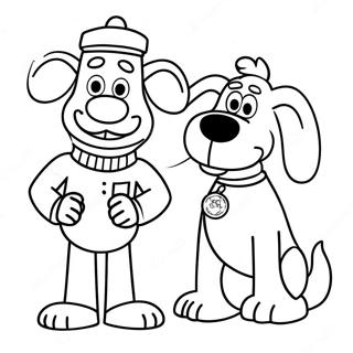 Wallace En Gromit Kleurplaat 38246-31804