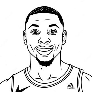 Damian Lillard Kleurplaat 38266-31815