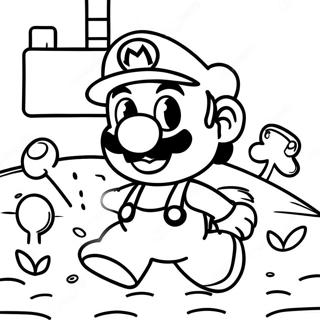 Super Mario Bros 3 Kleurplaat 38446-31961