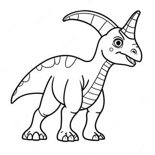 Parasaurolophus Kleurplaat 38666-32144