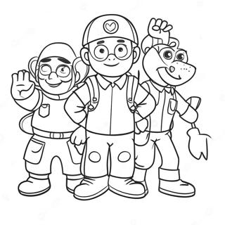 Leuke Vbs Personages Kleurplaat 38777-32229