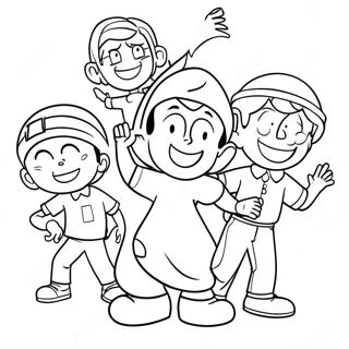 Leuke Vbs Personages Kleurplaat 38777-32231