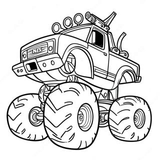 Max D Monster Truck Kleurplaat 38877-32313