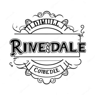 Riverdale Logo Kleurplaat 39006-32399