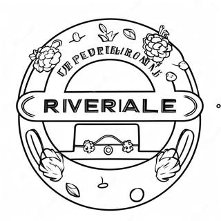 Riverdale Logo Kleurplaat 39006-32400