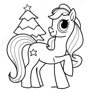 My Little Pony Kerst Kleurplaat 39277-32605