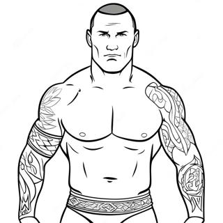 Randy Orton Wwe Kleurplaat 39387-32695