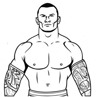 Randy Orton Wwe Kleurplaat 39387-32696